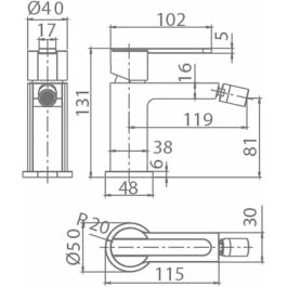 Grifo Monomando Imex Latón
