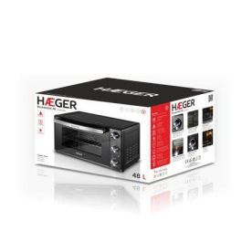 HORNO DE SOBREMESA HAEGER BLUEMENTHAL 48L - 2000W - FUNCIÓN CONVECCION - TEMPORIZADOR 90' - TEMPERATURA 100-230º - PUERTA DOBLE CRISTAL