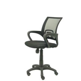 Silla Piqueras Y Crespo Vianos Brazos Fijos Mecanismo Basculante Con Regulador De Presion Elevacion Del Asiento En Altura Respaldo Malla Transpirable Negra Y Tapizado Aran Negro Precio: 101.79000007. SKU: S5702303
