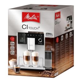 MELITTA CI Touch F630-101 Cafetera con molinillo - Depósito extraíble 1,8L - 2 depósitos de granos - Pantalla táctil - Plata