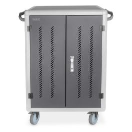 Digitus Armario de Carga Móvil para 30 Portátiles/Tabletas hasta 15.6", USB-C, con Desinfección UV-C, 540W, Negro, Ruedas, Gestión de Cables, Cierre con Llave