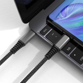 4smarts Cable USB-C a USB-C PremiumCord 100W 1.5m, Negro