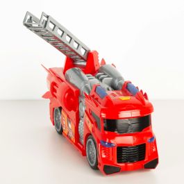 Camión de Bomberos Teamsterz Rojo Gris 30 x 16 x 13 cm (4 Unidades)