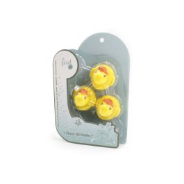 Tachan Set de 3 Patitos Amarillos de Goma Flotantes Juguete de Baño Divertido para Niños +12 meses