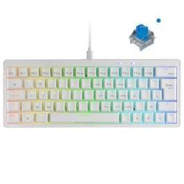 Mars Gaming Teclado Mecánico Gaming MKMINIPRO/ Switch Azul/ Blanco 60% RGB Blanco Precio: 36.49999969. SKU: B13BKW24PB