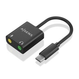 Aisens Conversor Usb-C A Jack 3.5 Audio 48Khz, Usb-C-M-2Xjack 3.5-H, Negro 10 cm Precio: 3.50000002. SKU: B1HW3HQSFT