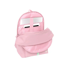 Mochila para Portátil y Tablet con Salida USB El Ganso Basics Rosa