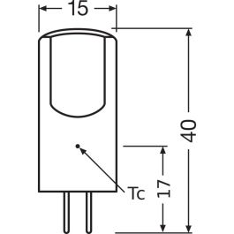 [LVE-4099854064661] Ledvance/Osram Bombilla LED "Special" G4 2W 200Lm 2700K 320º IP20 Regulable