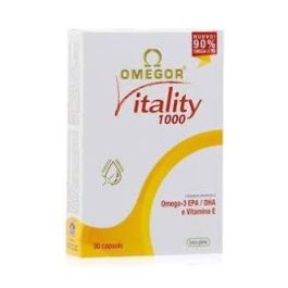 Omegor Vitality 1000 Perlas con Omega-3 EPA y DHA en forma de triglicéridos – 30 perlas Precio: 13.9499998. SKU: B19F7WAGNJ