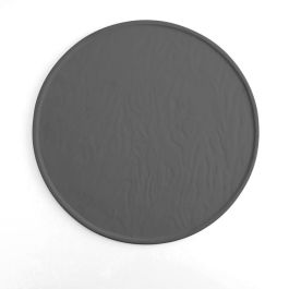 Quid Plato Pizza Cerámico Mineral Gres Negro 33 cm (6 Unidades), Texturizado y Alta Resistencia, Fabricado en España, Apto Lavavajillas y Microondas. Precio: 93.58999947. SKU: S2708280