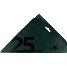 Liderpapel Escuadra Acrílico Verde 25 cm