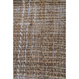 DKD Home Decor Alfombra de Suelo Estilo Boho de Yute Natural 2200 gsm con Base Antideslizante. 300 x 200 cm.