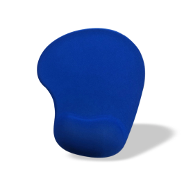 Q-connect Alfombrilla Ratón con Reposamuñecas de Gel, Azul, 190x230x20 mm