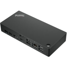 Lenovo Dock ThinkPad Universal USB-C 135W, 4K Ultra HD, Negro, Múltiples Puertos: HDMI, DisplayPort, Ethernet, USB 3.2 Gen 1/2