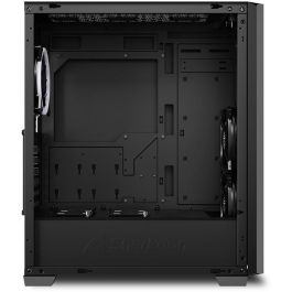 Sharkoon VS9 RGB Midi Tower PC ATX micro ATX Mini-ATX con Ventana Lateral y Panel de Vidrio Templado Negro
