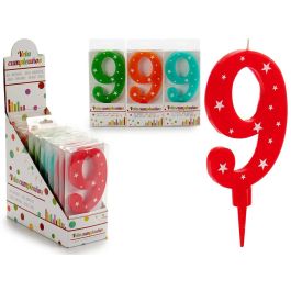 Vela Cumpleaños Números Grande 9 Surtidos - Arte Regal 1x17x8 cm (36 Unidades) Precio: 36.88999963. SKU: B1B7W45Q2L