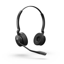 Jabra Engage 65 Stereo Auriculares Inalámbricos DECT, 150 m, 13 h Batería, Micrófono Cancelación Ruido, Negro