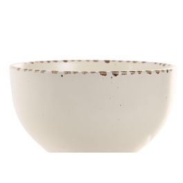 DKD Home Decor Bol Scandi Beige 14.5 x 7.5 x 14.5 cm Gres Apto Microondas Lavavajillas (6 Unidades)