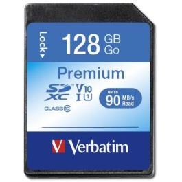 Verbatim Tarjeta de Memoria SDXC Premium 128GB Clase 10, Velocidad de Lectura 10MB/s, Velocidad de Escritura 10MB/s Precio: 39.69000013. SKU: B1224R5SAN