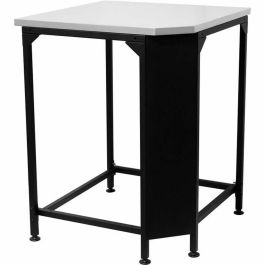 Cozze COZ5708614905319 Mesa de esquina, encimera de acero inoxidable, color negro