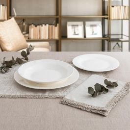 Bidasoa Plato Postre Porcelana Lis 20 cm Blanco, Set de 24 Unidades de Alta Calidad con Acabado Brillo, Apilable, Apto Lavavajillas y Microondas Bidasoa Plato Postre Porcelana Lis 20 cm Blanco, Set de 24 Unidades de Alta Calidad con Acabado Brillo, Apilable, Apto Lavavajillas y Microondas