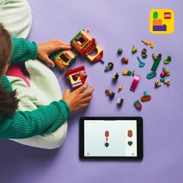 LEGO 43261 Mini Casa de Encanto Disney Madrigal Micromundo Construible con 3 Personajes, Tobogán y Cierre Portátil para Niños +5 años