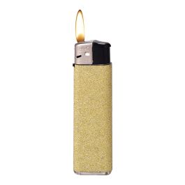 Encendedor modelo glitter recargable colores surtidos 8x2,5x1cm euro/u Precio: 1.49999949. SKU: B1J8AGKS55