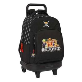 Mochila Escolar con Ruedas One Piece Negro 33 x 45 x 22 cm Precio: 37.50000056. SKU: B1BP7H3SYB