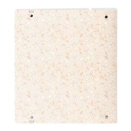 Safta Carpeblock PP Foam 4 Anillas 35mm con Recambio "Light Pink Flowers" 27x32x4 cm