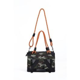 Bolsa de transporte - M PETS - REMIX 2 en 1 Camuflaje y Naranja - 41 x 28 x 28 cm - Plegable - Ligera - Arnés con cinturón Bolsa de transporte - M PETS - REMIX 2 en 1 Camuflaje y Naranja - 41 x 28 x 28 cm - Plegable - Ligera - Arnés con cinturón