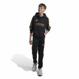 Sudadera con Capucha Unisex Adidas Tiro Nations Pack Negro