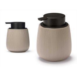 Berilo Dosificador Rayas Abombado Beige, 9.5x11.5x9.5 cm (12 Unidades) Precio: 60.5. SKU: B1395Z2QDA