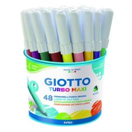 Giotto Rotuladores Turbo Maxi Colores Surtidos, Punta 5mm Superresistente, Tinta Superlavable, Bote 48 Unidades Precio: 15.49999957. SKU: B1BK9M6GJP