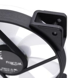 Fractal Design Ventilador Prisma AL-12 PWM 12cm Negro Blanco Iluminación LED PWM para Carcasa de Ordenador