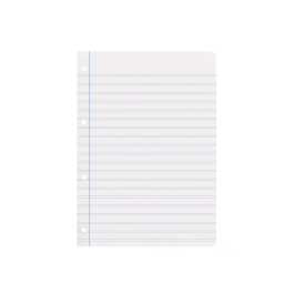 Liderpapel Recambio A4 100 Hojas 100gr Pauta 3,5mm Con Margen 4 Taladros
