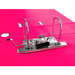 Liderpapel Módulo Archivador 3 Archivadores Folio 2 Anillas Mecanismo Palanca 52mm Rosa