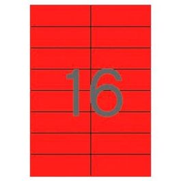 Apli Etiquetas Adhesivas 105x37 mm Inkjet-Láser C-Rectos 16 X 20H Rojo Fluorescente Precio: 9.5000004. SKU: B17BNFLXME