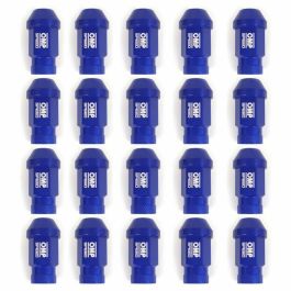 Omp OMPS09941407 Juego 20 Tuercas de Rueda Aluminio 7075 Azules M14x1.25 Llave 19 Largo 40mm para Coche + Llave Omp OMPS09941407 Juego 20 Tuercas de Rueda Aluminio 7075 Azules M14x1.25 Llave 19 Largo 40mm para Coche + Llave