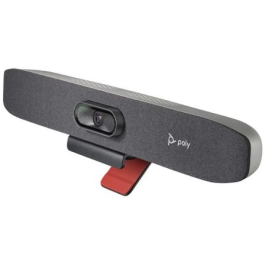 Poly Studio R30 Barra de Vídeo Personal 4K UHD, Certificada para Zoom y Microsoft Teams, Color Arena