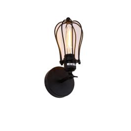 Edm Aplique de Pared Metálico Vintage E27 60W Negro 11x16x32 cm Precio: 23.50000048. SKU: S7900753
