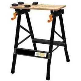 Fartools Banco de trabajo plegable WB 100 de madera y metal ajustable