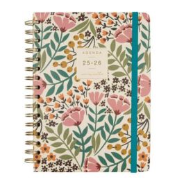 Finocam Agenda Espiral Doble E10 155x212 mm Tapa Dura Jardín 2025-2026 - Diseño Moniquilla Finocam Agenda Espiral Doble E10 155x212 mm Tapa Dura Jardín 2025-2026 - Diseño Moniquilla