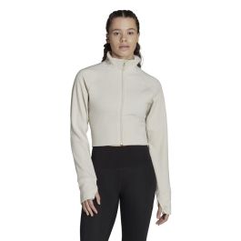 Chaqueta Deportiva para Mujer Adidas HK2357 Beige