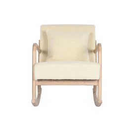 Mecedora Moderno DKD Home Decor Blanco Natural 88 x 78 x 66 cm Mecedora Moderno DKD Home Decor Blanco Natural 88 x 78 x 66 cm