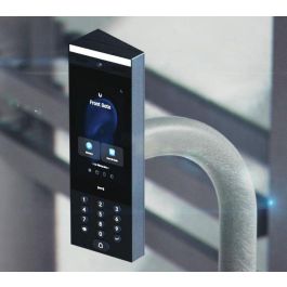 Ubiquiti Soporte de montaje en cuña para Intercom, ángulo 20° para pared, cuello de cisne, policarbonato, latón, negro