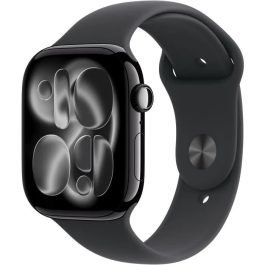 Apple MEUW4ZRA Watch Series 11 GPS 46 mm Caja Aluminio Negro Azabache Correa Deportiva Negra Talla S/M Precio: 536.89000024. SKU: B1685JX6EL