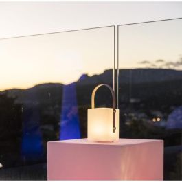 TIKY Farol Inalámbrico con Mango de Bambú - Luz LED Blanco Cálido y Multicolor Regulable - Altura 27cm TIKY Farol Inalámbrico con Mango de Bambú - Luz LED Blanco Cálido y Multicolor Regulable - Altura 27cm