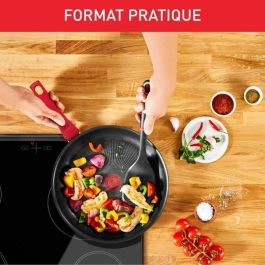 TEFAL Sartén 24 cm, Inducción, Recubrimiento antiadherente, Forma profunda, Mango ergonómico, Made in France, Daily Expert C2890402