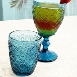Bidasoa Copa de Vidrio Blue Moon 30 cL Azul - Set de 6 Unidades - Apto Lavavajillas