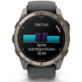 Garmin fenix 8 Pro (51mm) graphit/titan Reloj GPS para Deporte AMOLED Pantalla Táctil 32GB Resistencia Agua 10 ATM